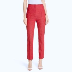 💲SALE💲NWOT Diane von Furstenberg Red Ladies Slacks Sz 8